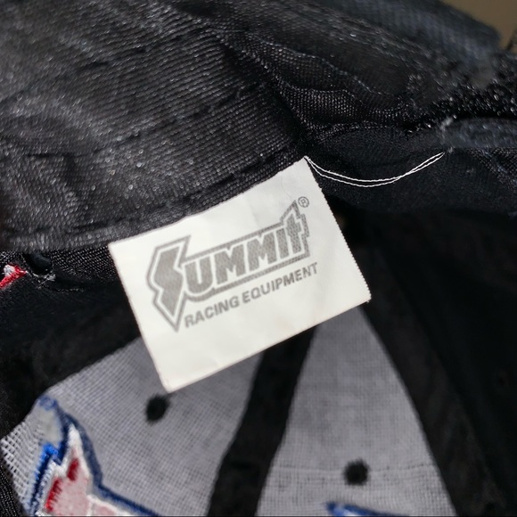 SUMMIT Racing Hat Cap Black And Red Adjustable Size - Picture 9 of 9